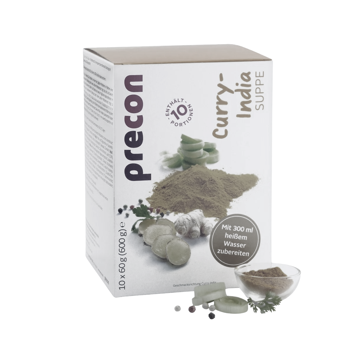 Precon Diät - Curry-India Suppe (ausverkauft) (10 Portionen)